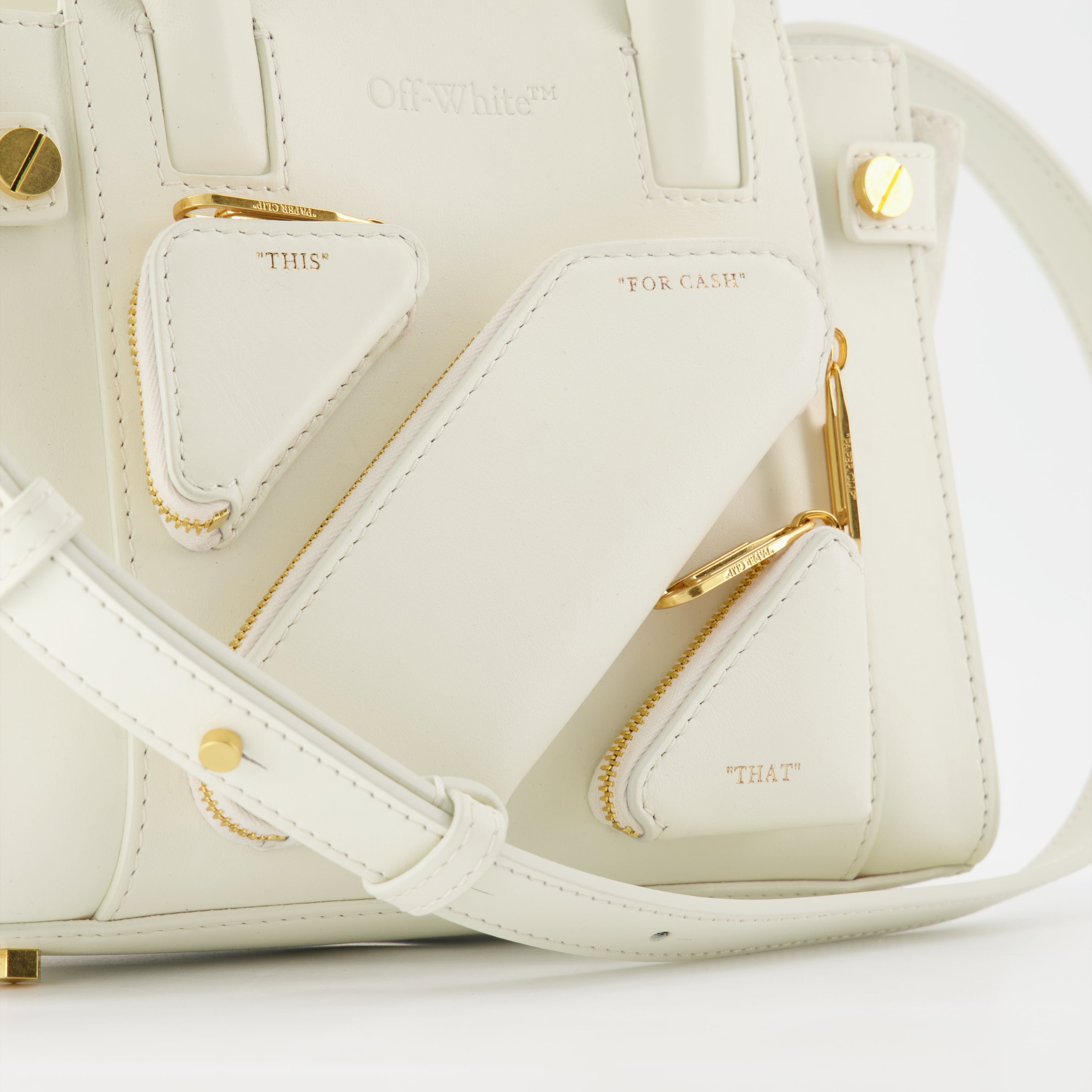 토트백 Sac City Tote Off-White 하얀색 Femme