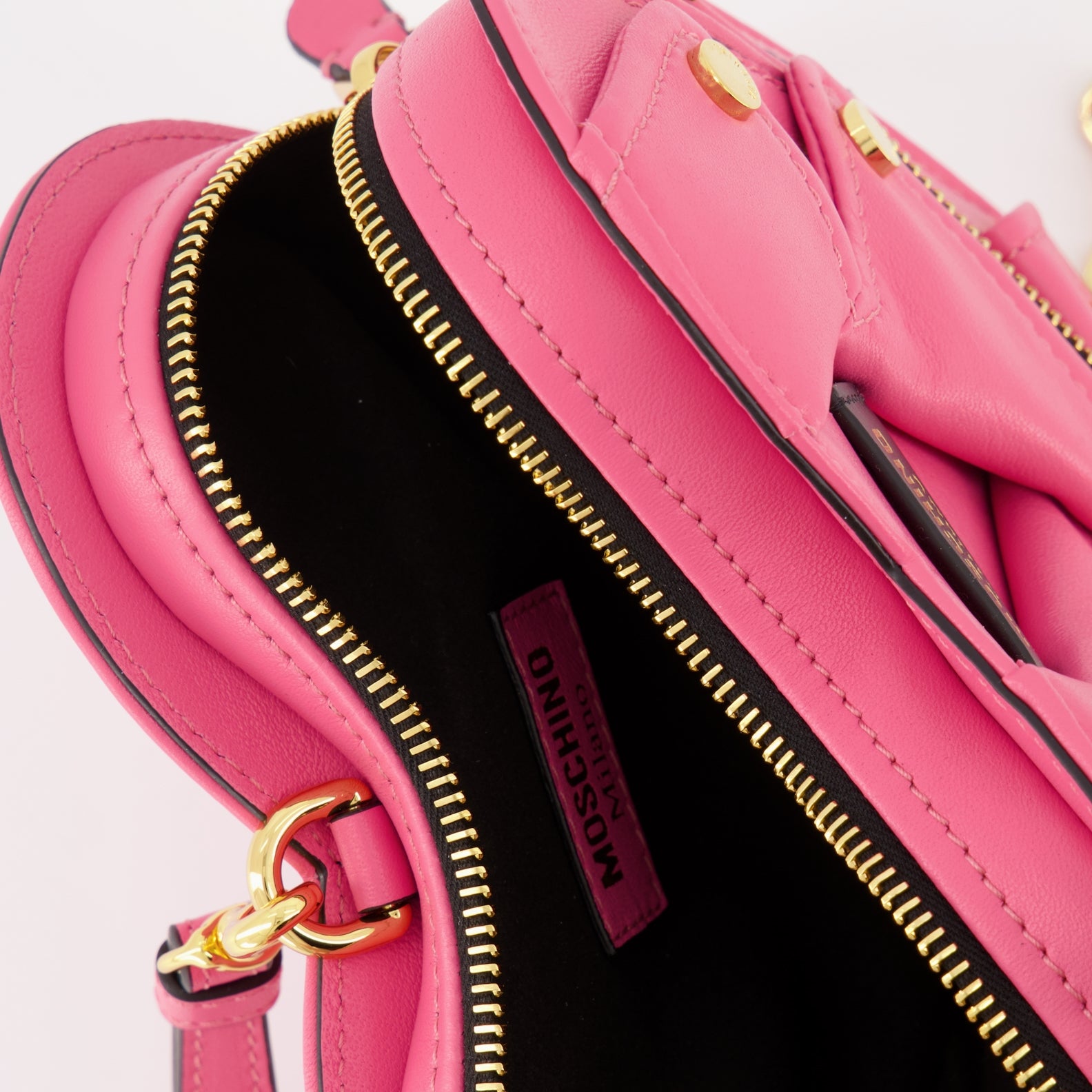 핸드백 및 숄더백 Sac coeur Biker Moschino 분홍색 Femme