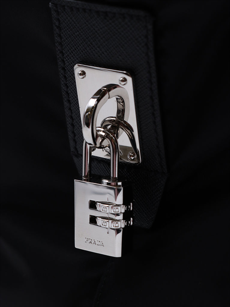 스포츠 및 여행 가방 Sac de voyage en Re-Nylon Prada 검은색 남여공용