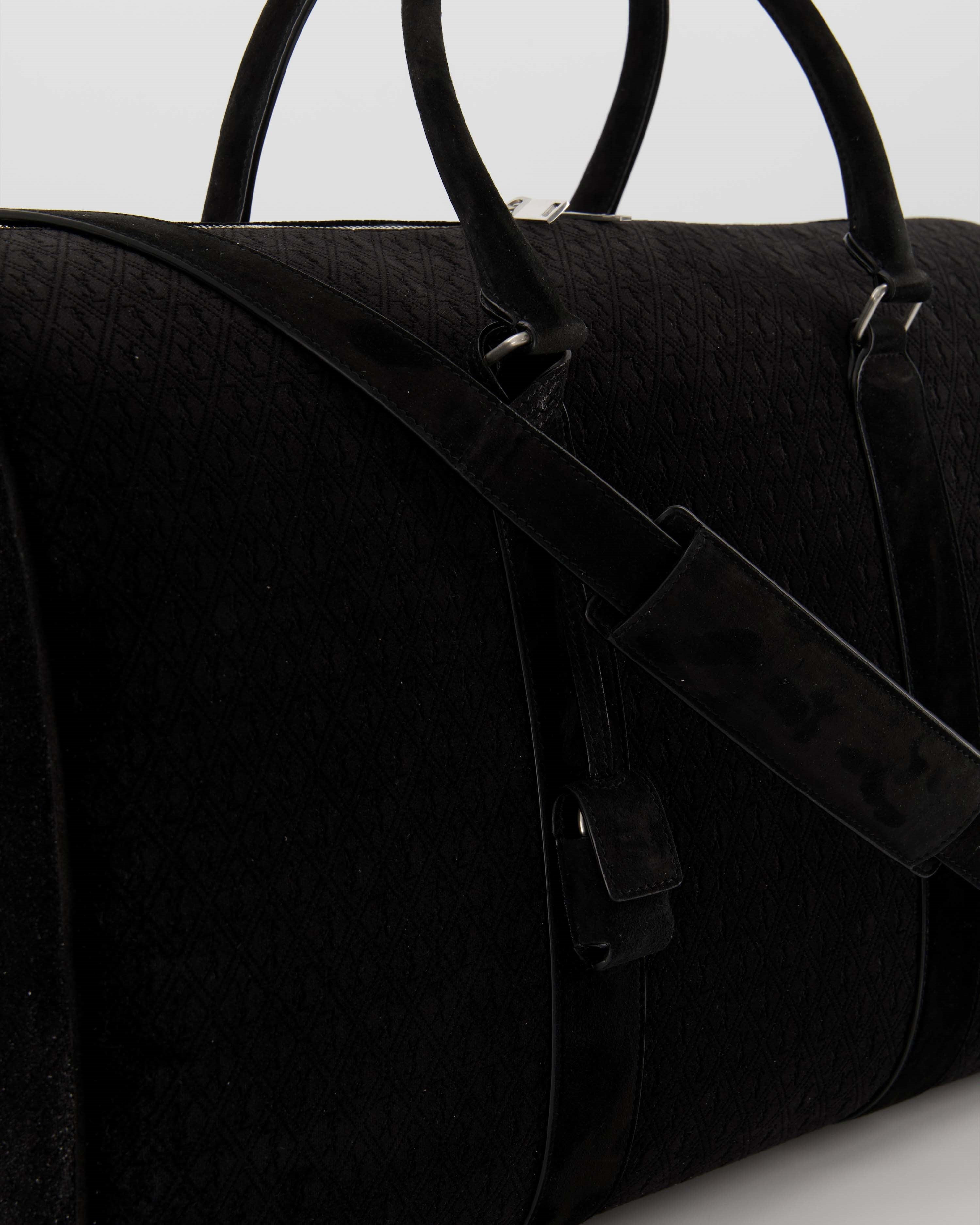 Sacs de sport et voyage Sac de voyage en velours Saint Laurent Noir Homme