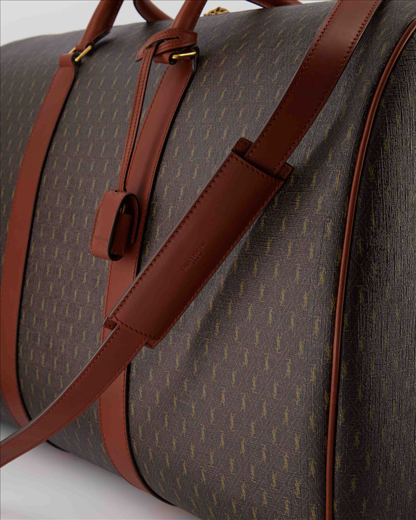 스포츠 및 여행 가방 Sac Duffle 72h Saint Laurent 갈색 Homme