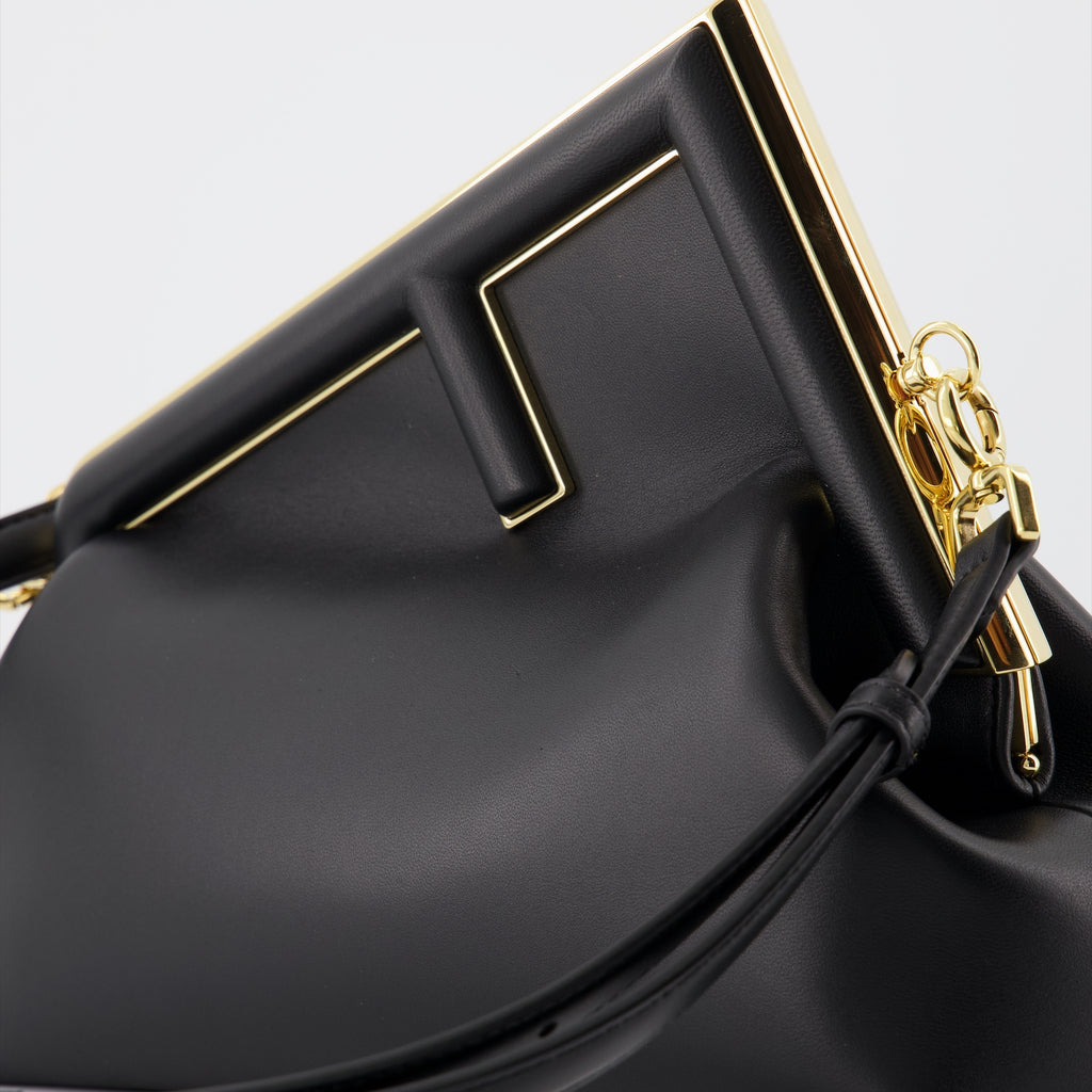 Borse a tracolla Sac Fendi First midi Fendi Nero Femme