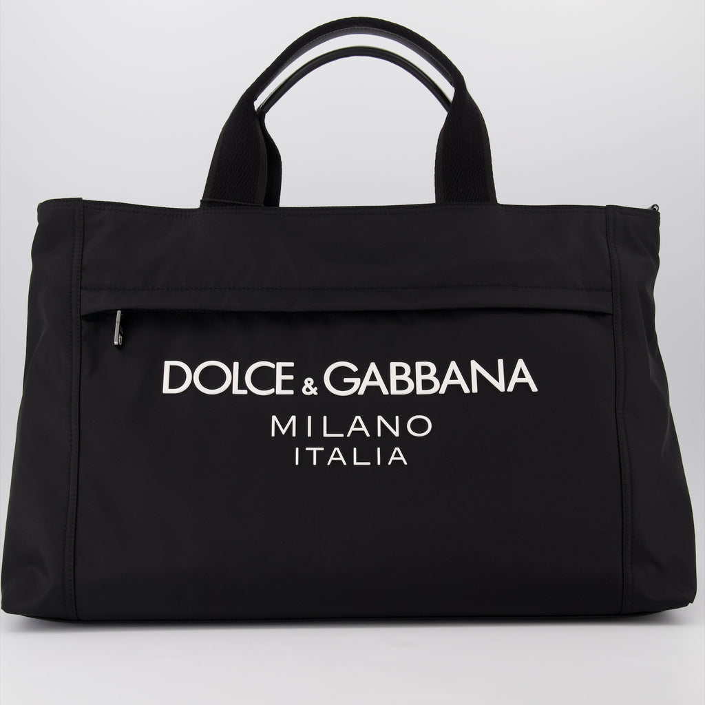 Sacs de sport et voyage Sac fourre-tout en nylon Dolce & Gabbana Noir Homme