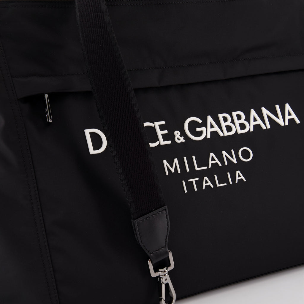 Sacs de sport et voyage Sac fourre-tout en nylon Dolce & Gabbana Noir Homme