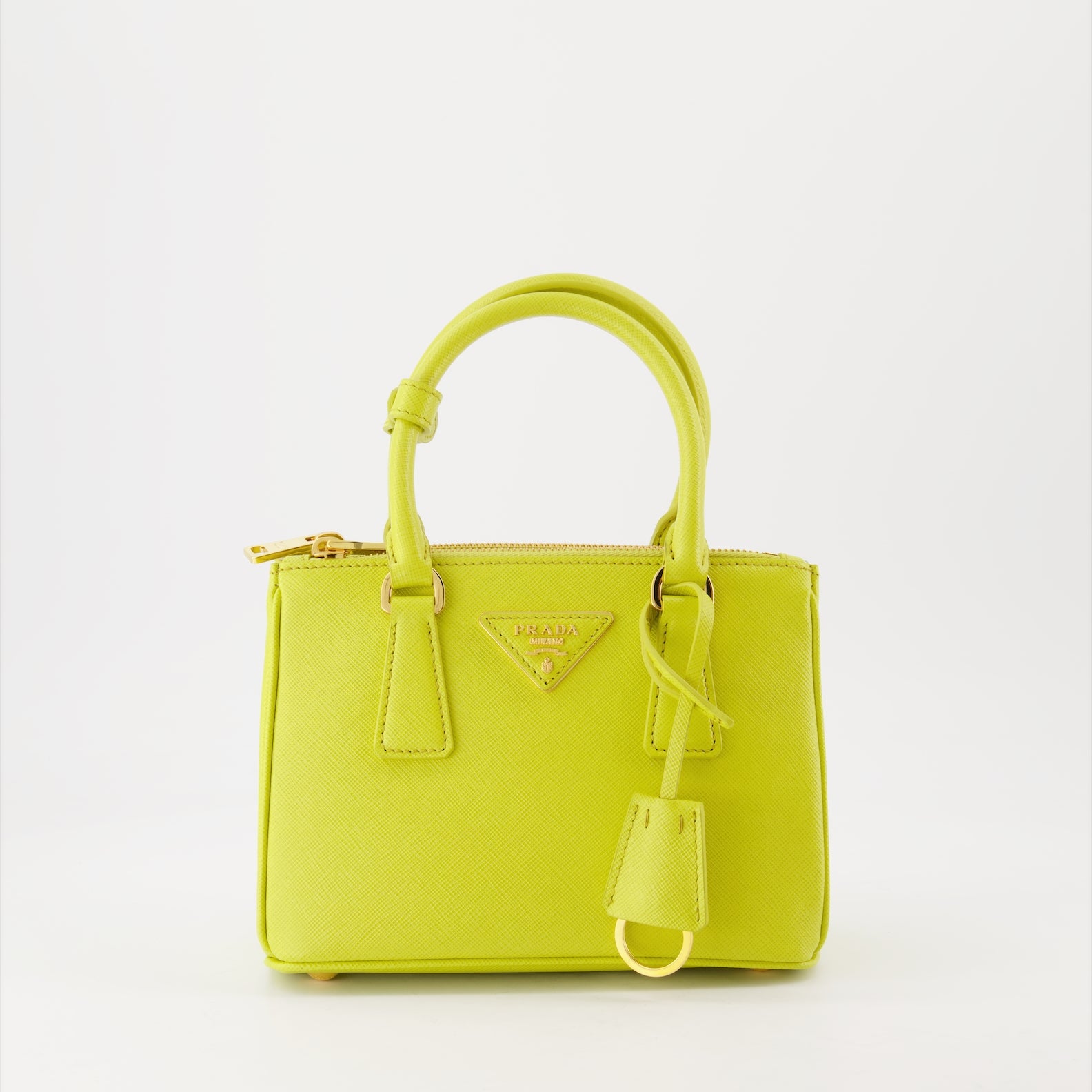 Sacs à main et épaule Sac Galleria Saffiano Jaune Prada Jaune Femme
