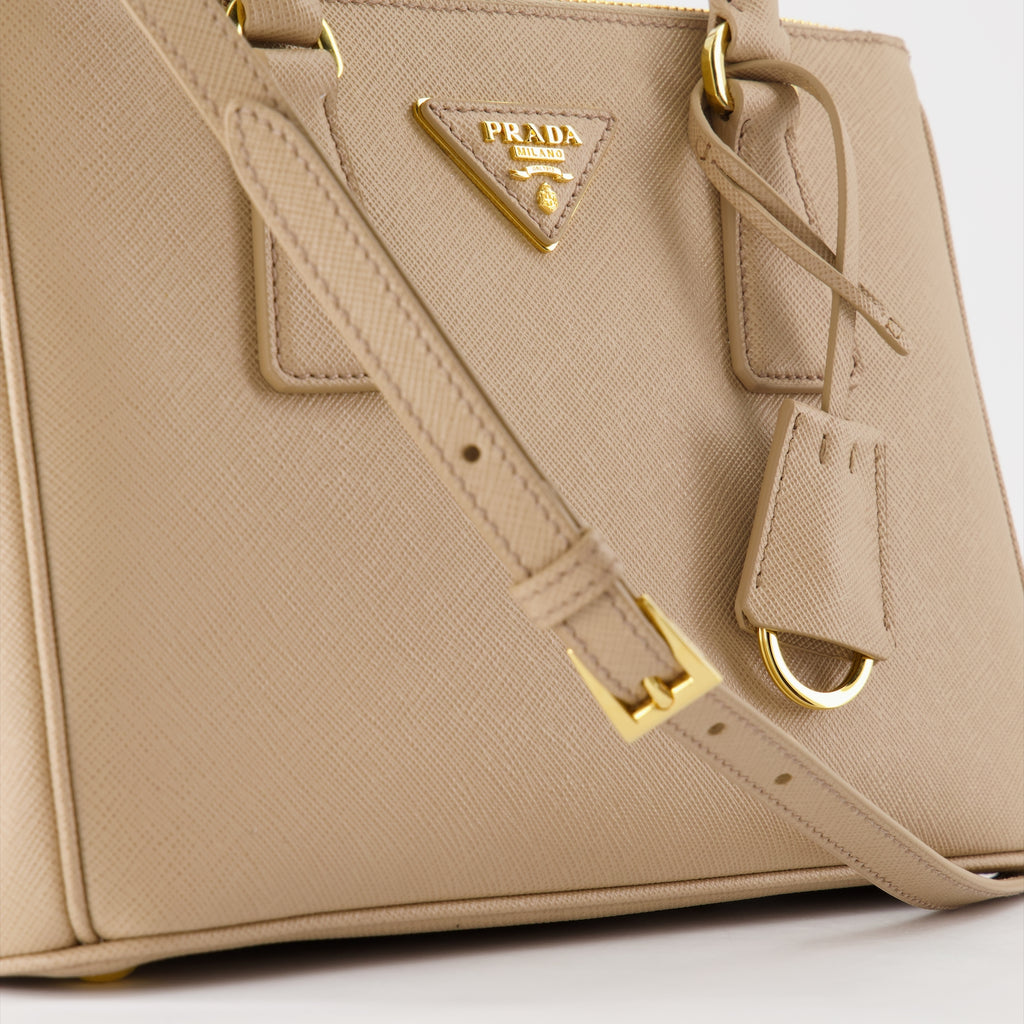 Handbags and shoulder bags Galleria Saffiano bag Prada Beige Women
