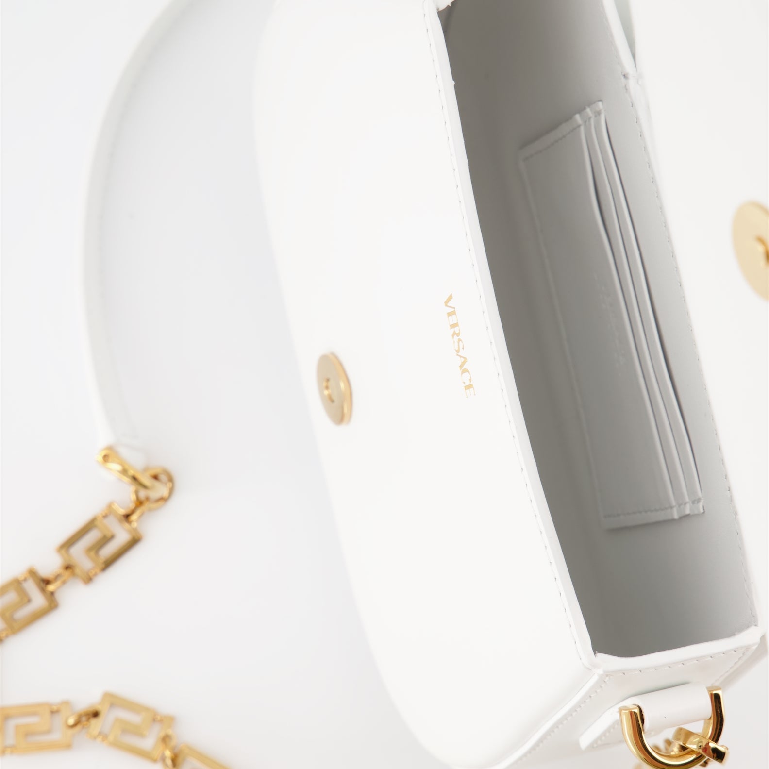 Handbags and shoulder bags Greca Goddess bag Versace White Women