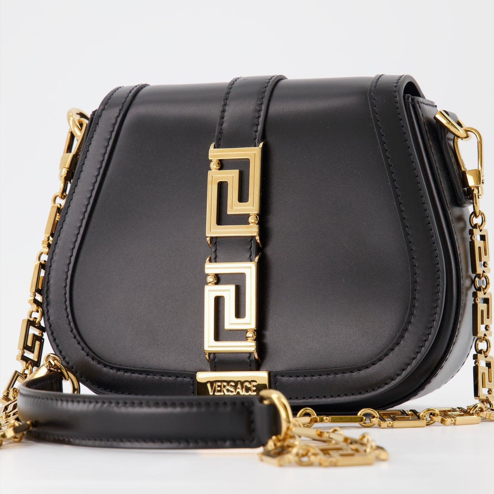 Bolsos bandolera Sac Greca Goddess Versace Negro Femme