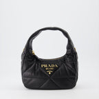 Handbags and shoulder bags Hobo bag Prada Black Women