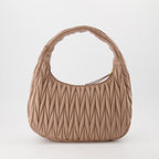 Sac hobo Miu Wander marron