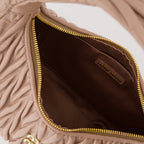 Sac hobo Miu Wander marron
