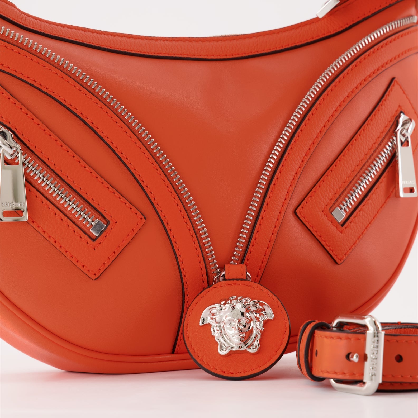 Handbags and shoulder bags Hobo Repeat Bag Versace Orange Women