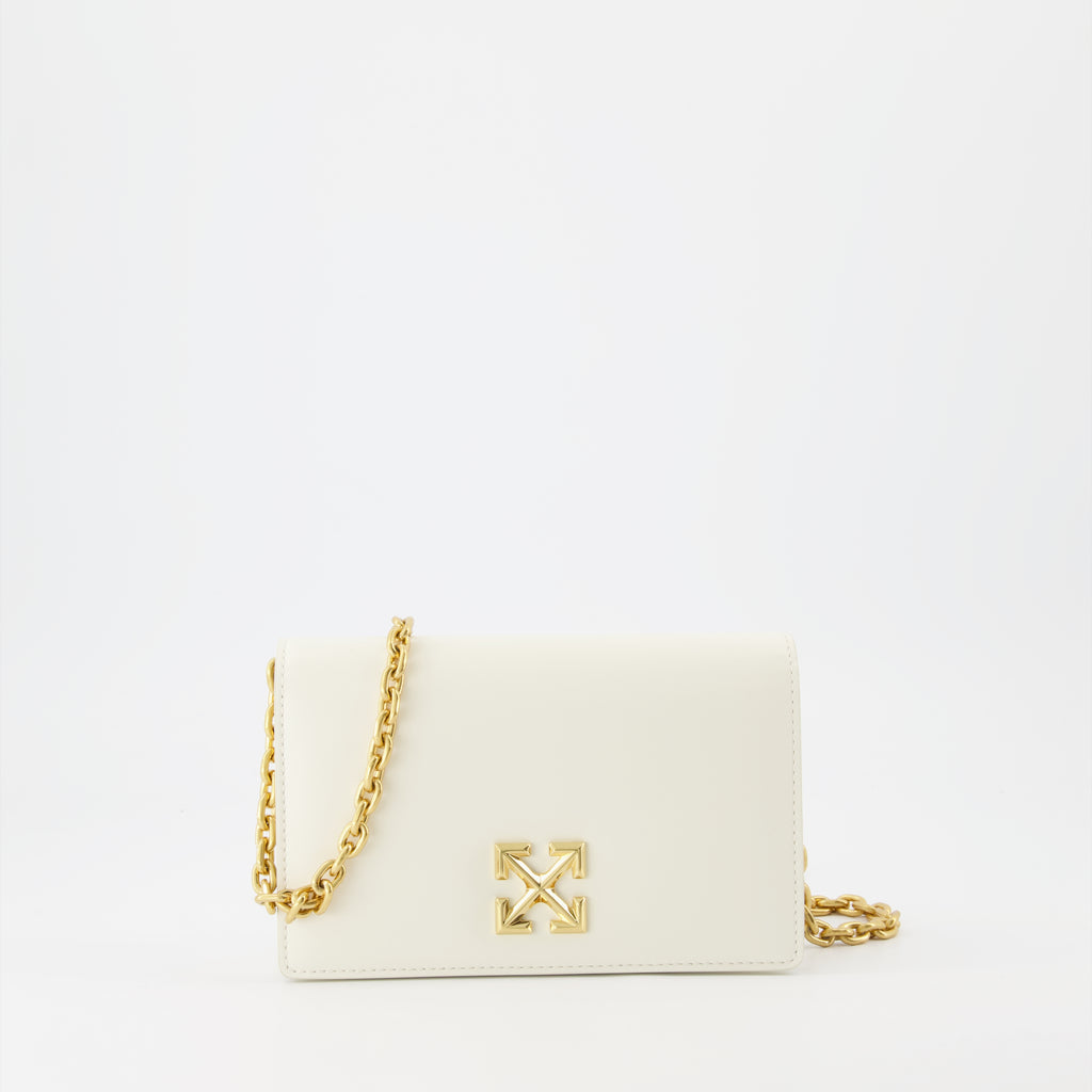 Sac Jitney 1.4 en cuir blanc