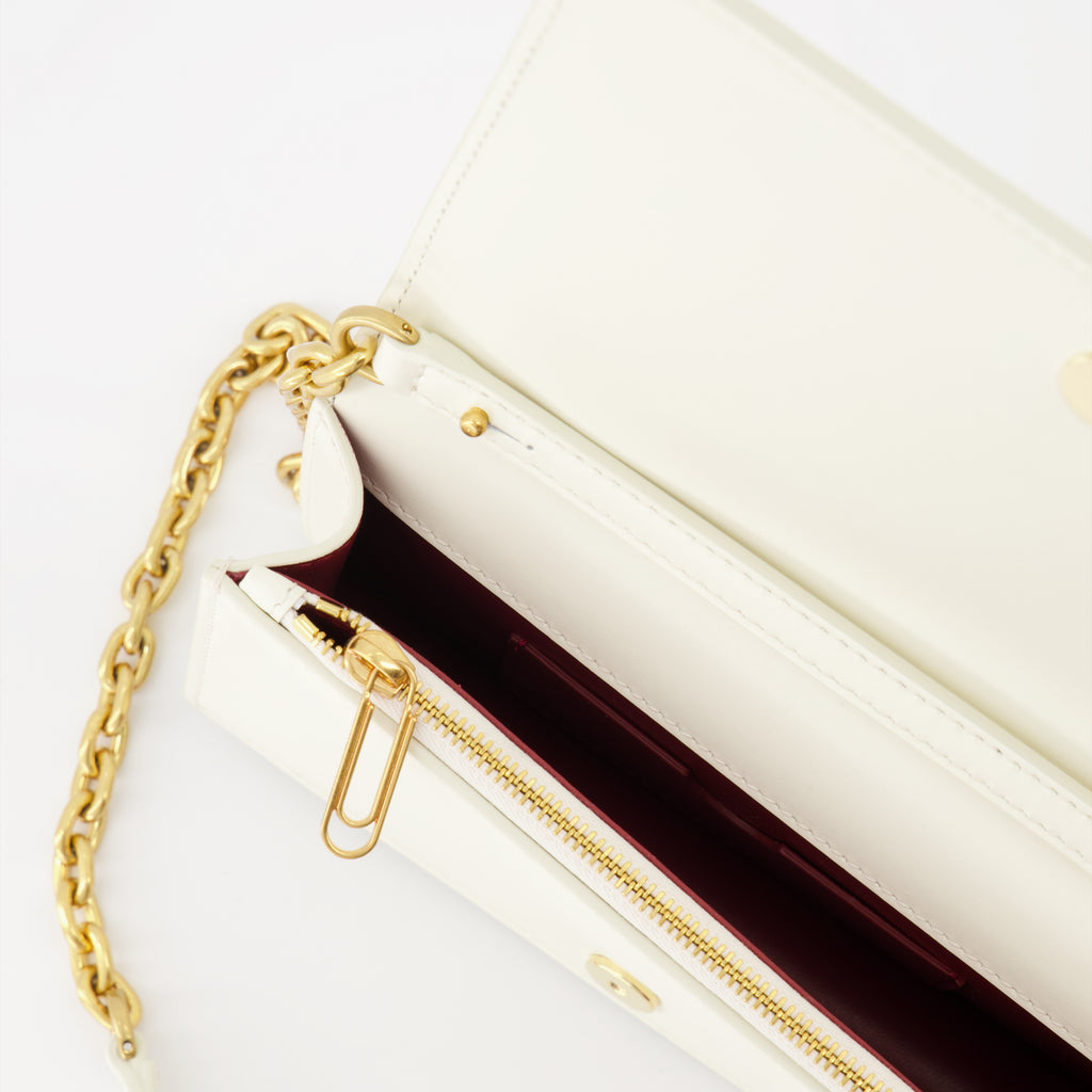 Sac Jitney 1.4 en cuir blanc