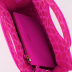 Sacs cabas Sac le Troisième en toile Valentino Garavani Rose Femme