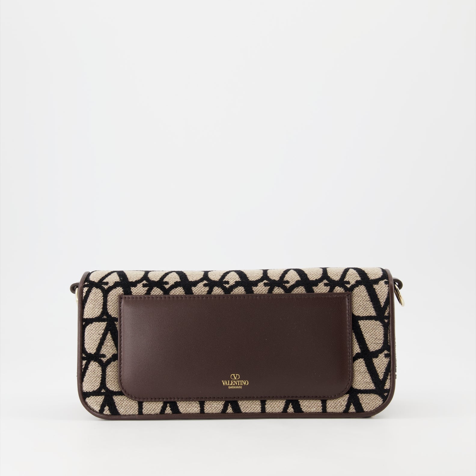 Borse a mano e a spalla Sac Locò en toile iconographique Valentino Garavani Marrone Femme