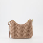 Sac matelassé cuir nappa marron