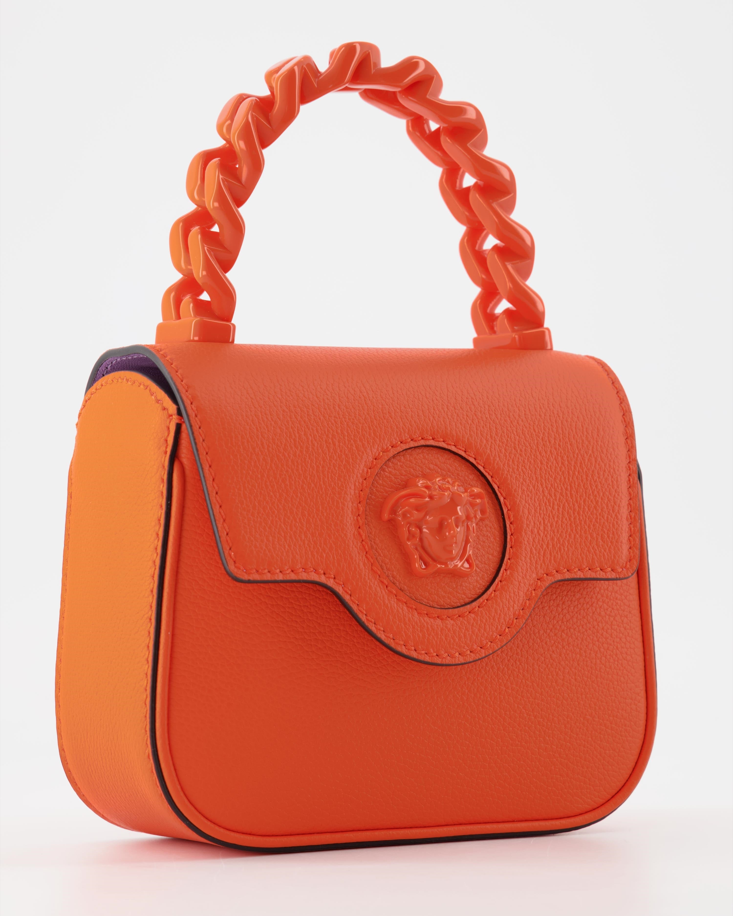 Borse a mano e a spalla Sac Medusa Versace Arancia Femme