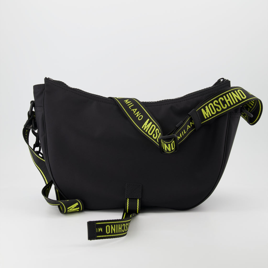 Borse a tracolla Sac messenger Moschino Nero Homme