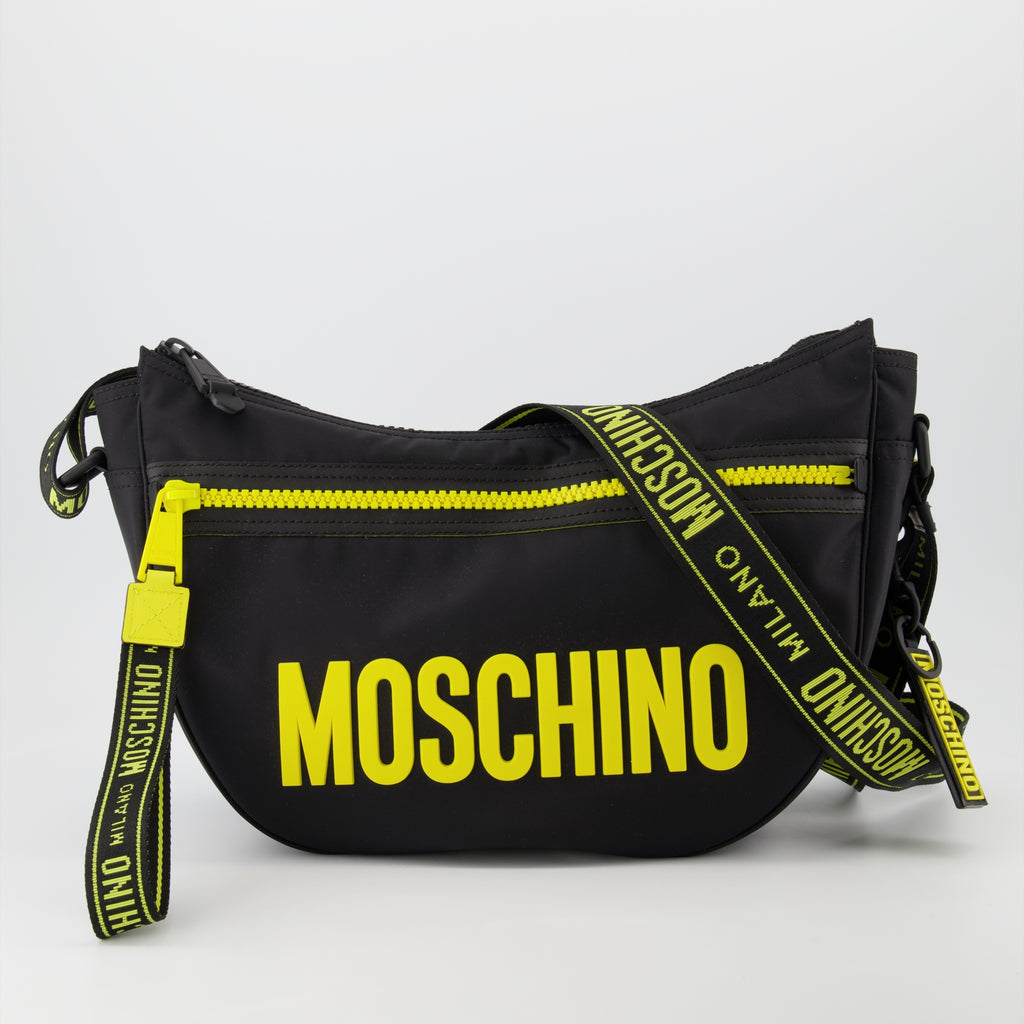 Borse a tracolla Sac messenger Moschino Nero Homme