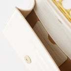 Sac Mini Jewelled Satchel blanc