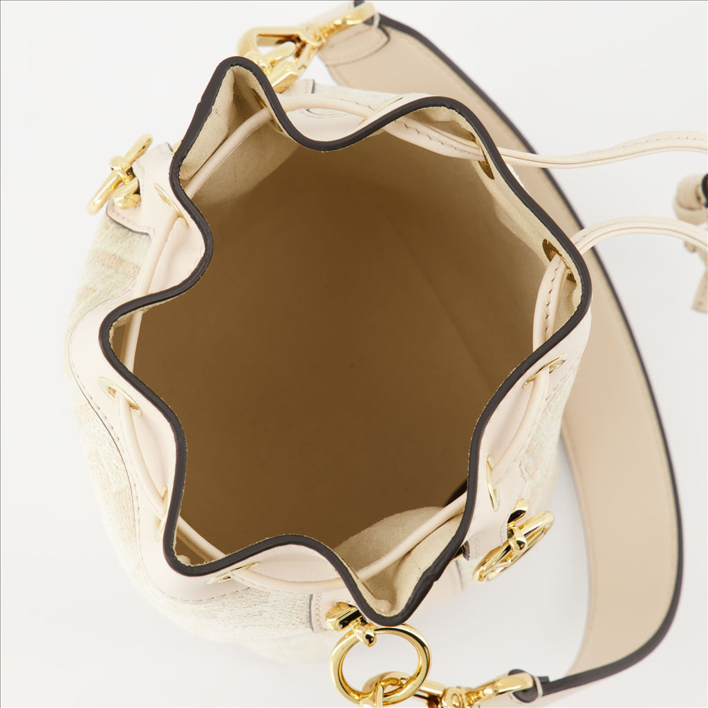 Sacs seau Sac Mon Trésor Fendi Beige Femme