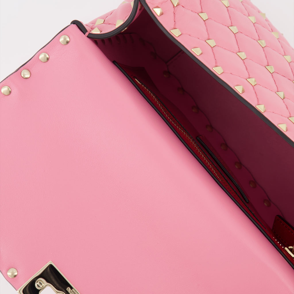 Sacs à main et épaule Sac Rockstud Spike Valentino Garavani Rose Femme