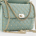 Handbags and shoulder bags Medium Rockstud Spike Bag Valentino Garavani Green Women