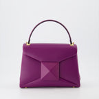 Bolsos de mano y al hombro Sac One Stud Valentino Garavani Púrpura Femme