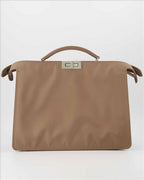 Borse a tracolla Borsa Peekaboo ISeeU Fendi Beige Homme