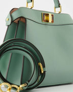 Handbags and shoulder bags Peekaboo bag Fendi Green Women
