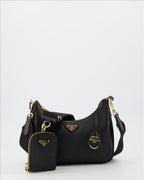Borse a tracolla Sac Re-Édition Saffiano Prada Nero Femme