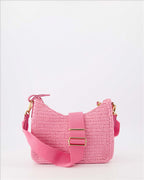 Borse a tracolla Sac Ré-Edition en raphia Prada Rosa Femme