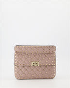 핸드백 및 숄더백 Sac Spike Valentino Garavani 분홍색 Femme