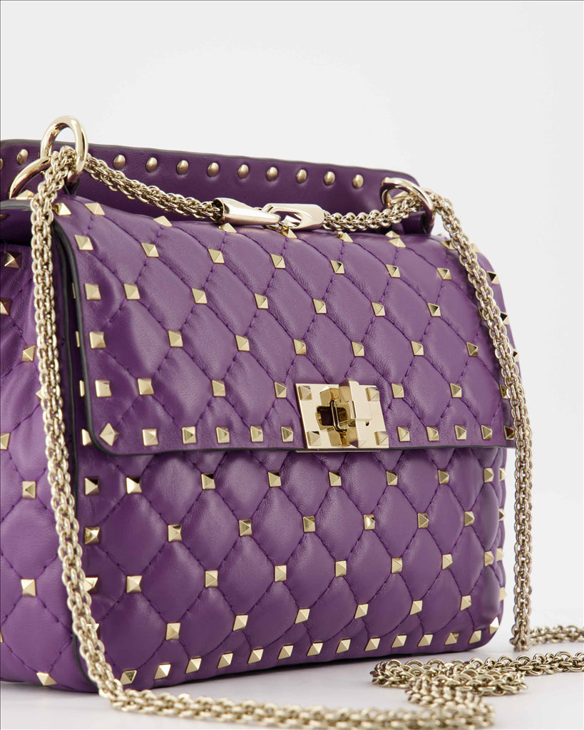 Sacs bandoulière Sac Rockstud Violet Valentino Garavani Violet Femme