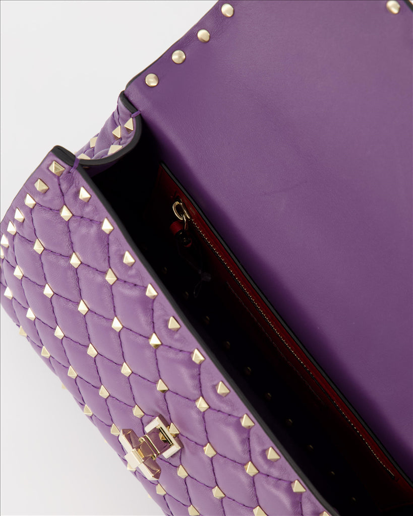 Sacs bandoulière Sac Rockstud Violet Valentino Garavani Violet Femme