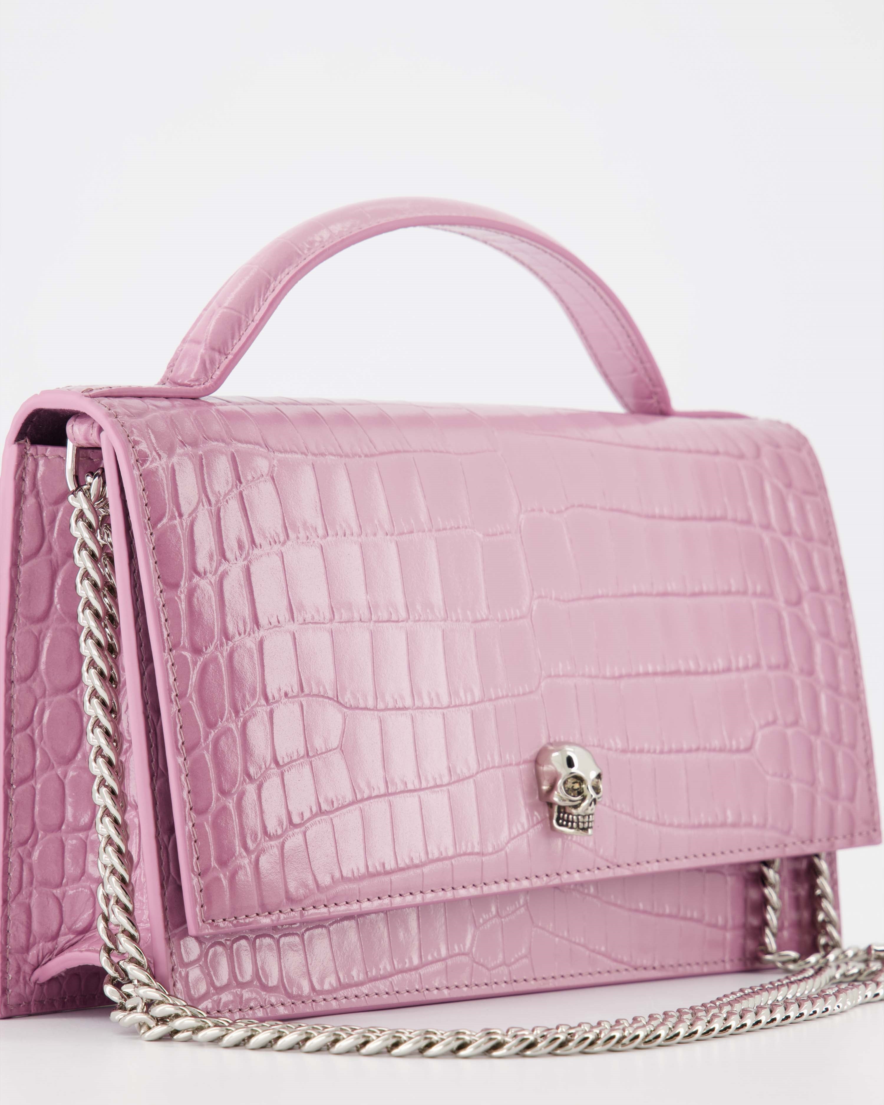 クロスボディバッグ スカルバッグ Alexander McQueen ピンク 女性