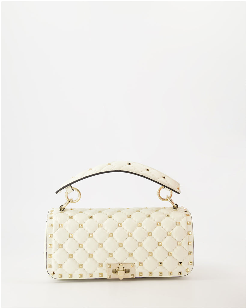 Borse a mano e a spalla Sac Spike Valentino Garavani Beige Femme