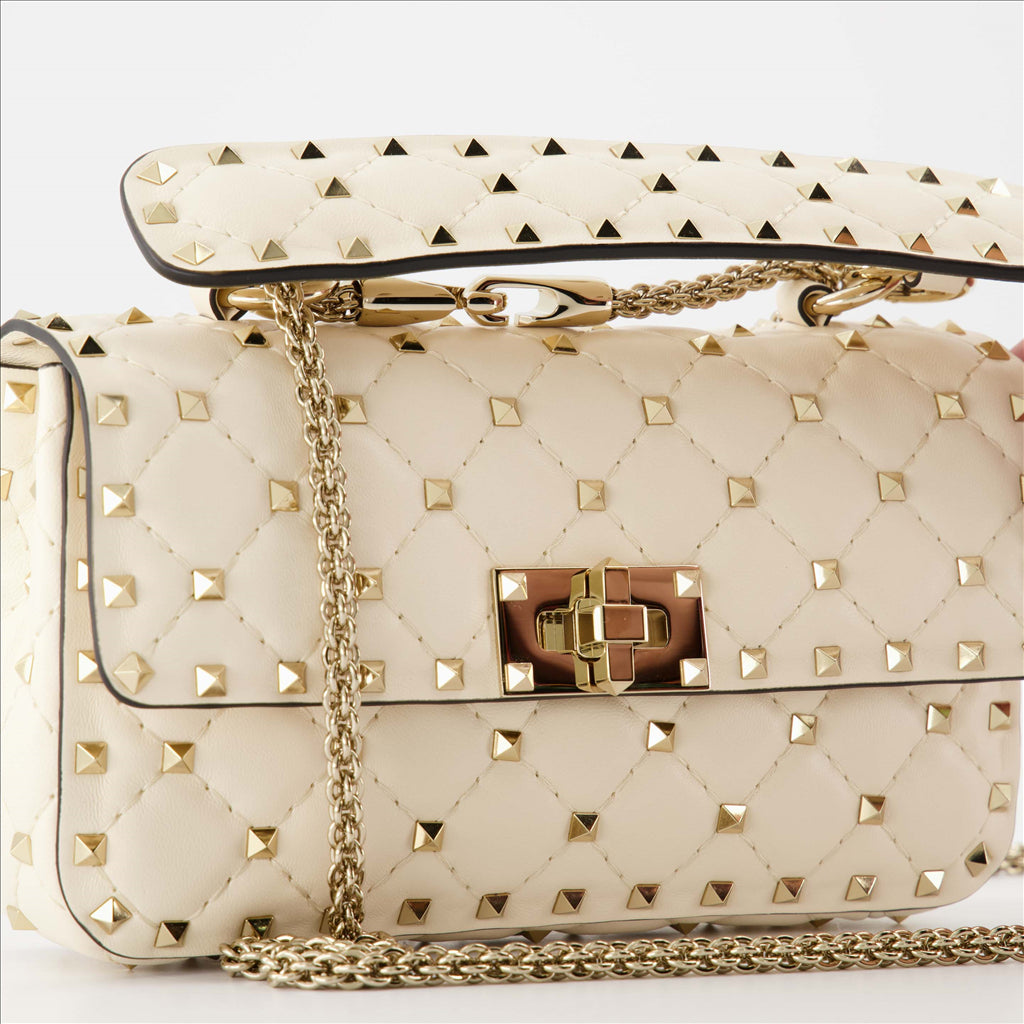 Handbags and shoulder bags Spike bag Valentino Garavani Beige Women