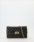 ハンドバッグ・ショルダーバッグ スパイクバッグ Valentino Garavani 黒 女性