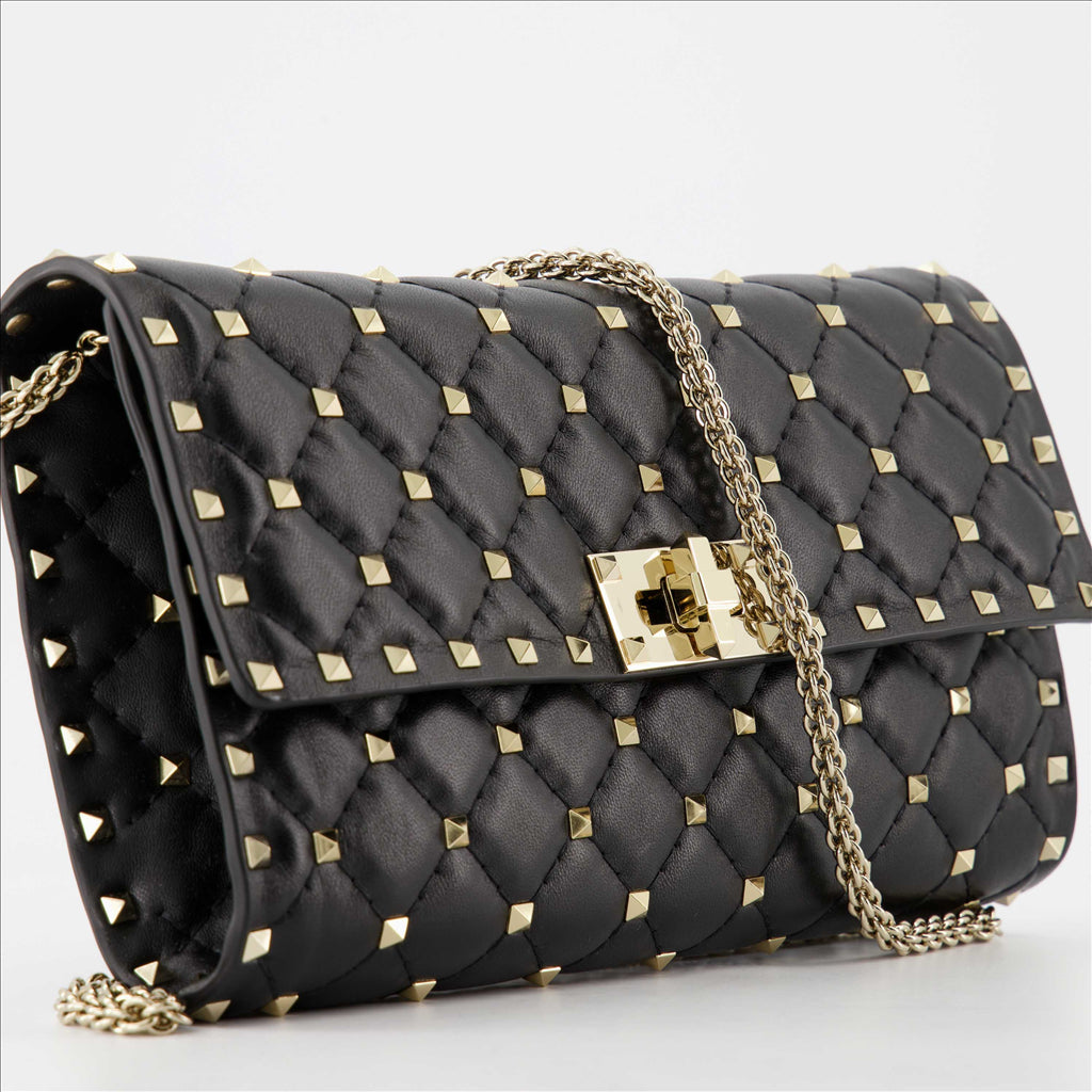 Borse a mano e a spalla Sac Spike Valentino Garavani Nero Femme