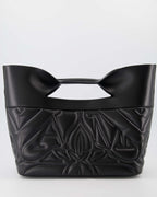 Borse tote Sac the Bow Alexander McQueen Nero Femme