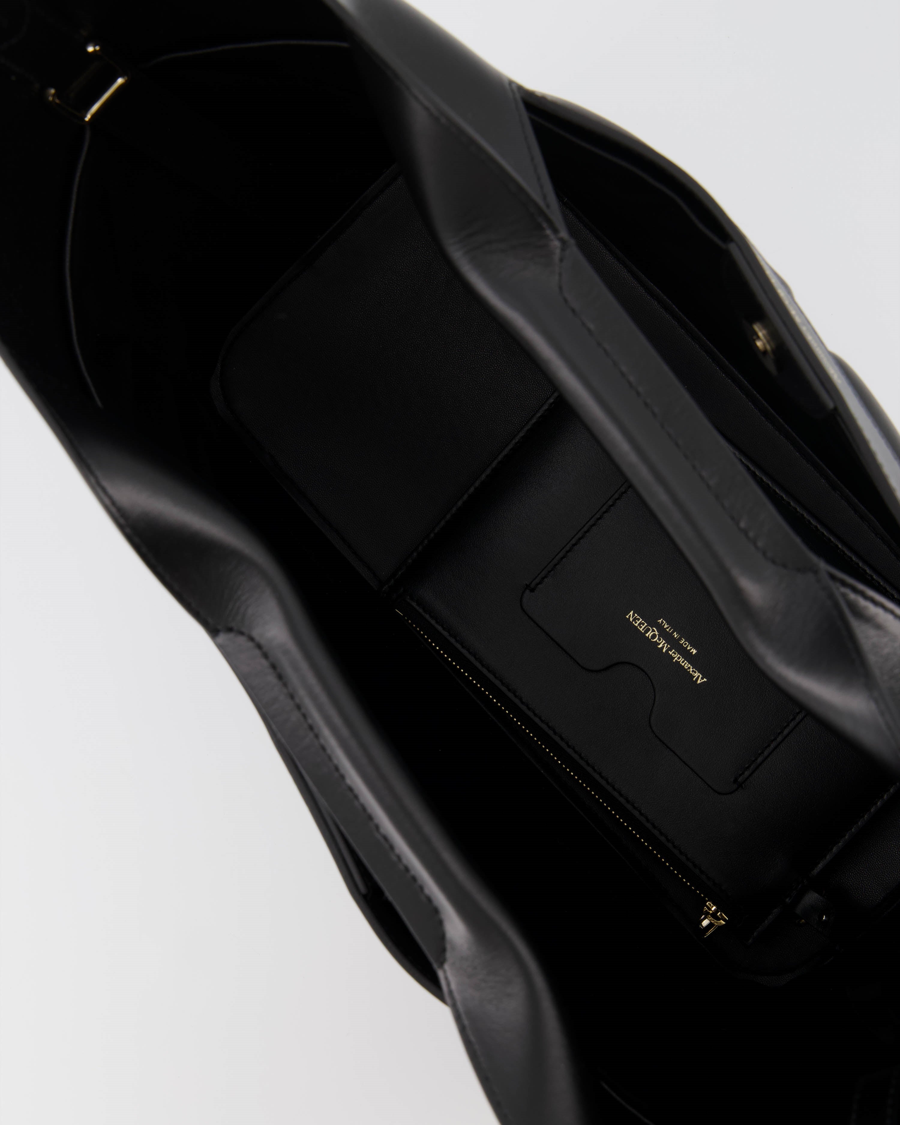 Borse tote Sac the Bow Alexander McQueen Nero Femme