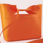 Borse a mano e a spalla Sac The Bow Alexander McQueen Arancia Femme
