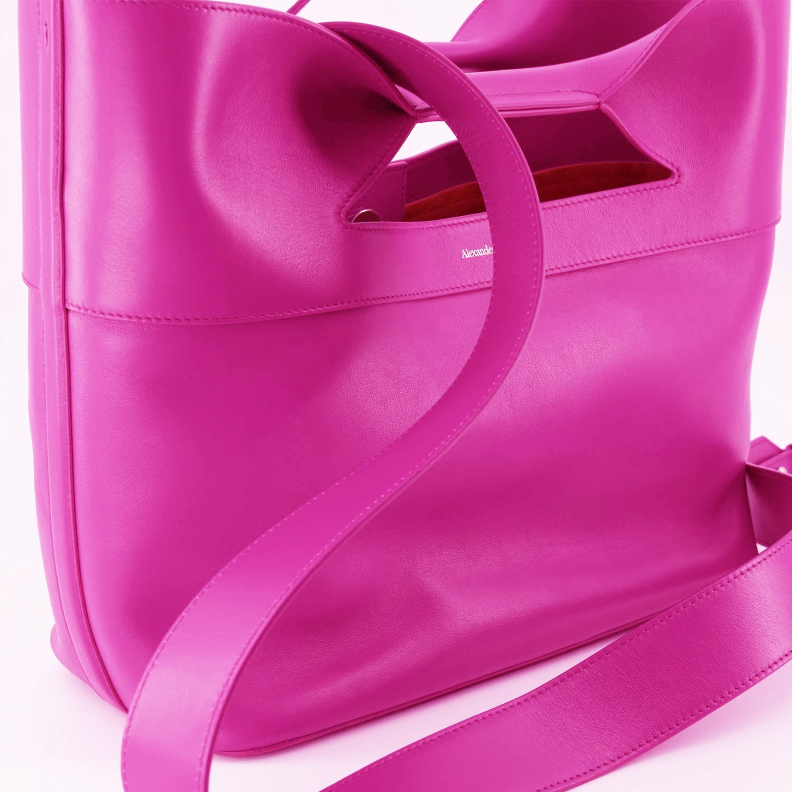 Bolsas de mão e de ombro Sac The Bow Alexander McQueen Rosa Femme
