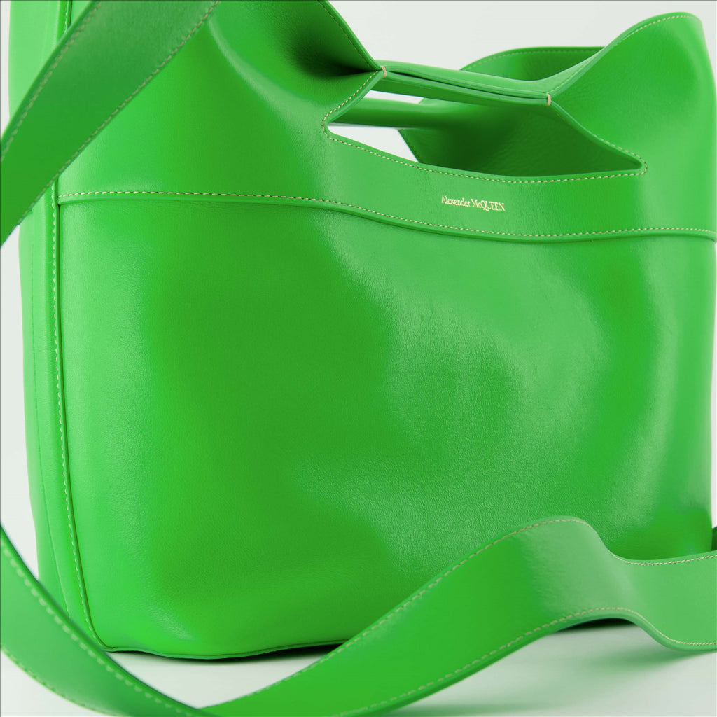 토트백 Sac à main The Bow Alexander McQueen 녹색 Femme