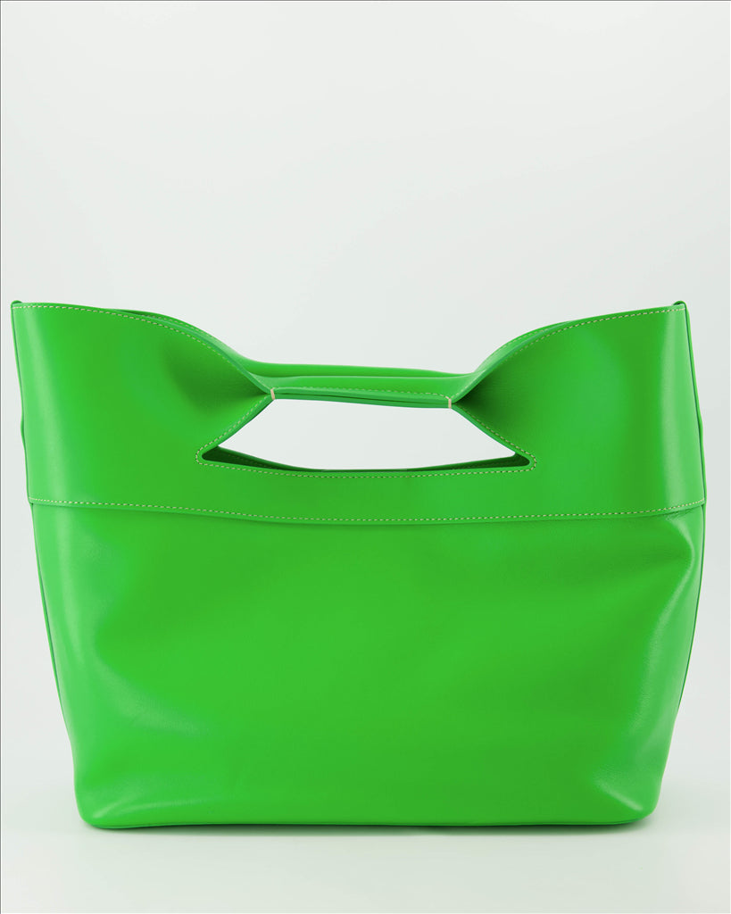Borse tote Sac à main The Bow Alexander McQueen Verde Femme