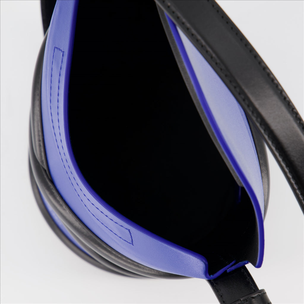 Bolsos tipo cubo Sac The Curve Alexander McQueen Azul Femme