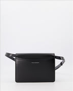 Bolsos bandolera Sac The Four Ring Alexander McQueen Negro Femme