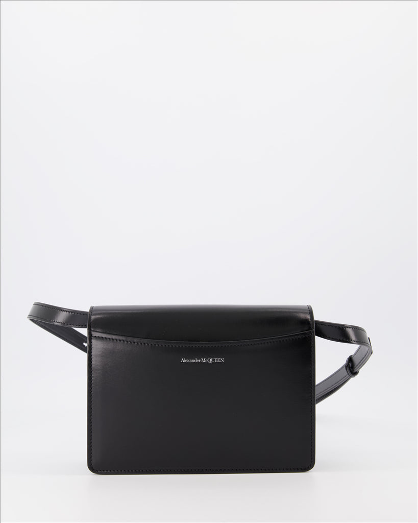 Bolsos bandolera Sac The Four Ring Alexander McQueen Negro Femme